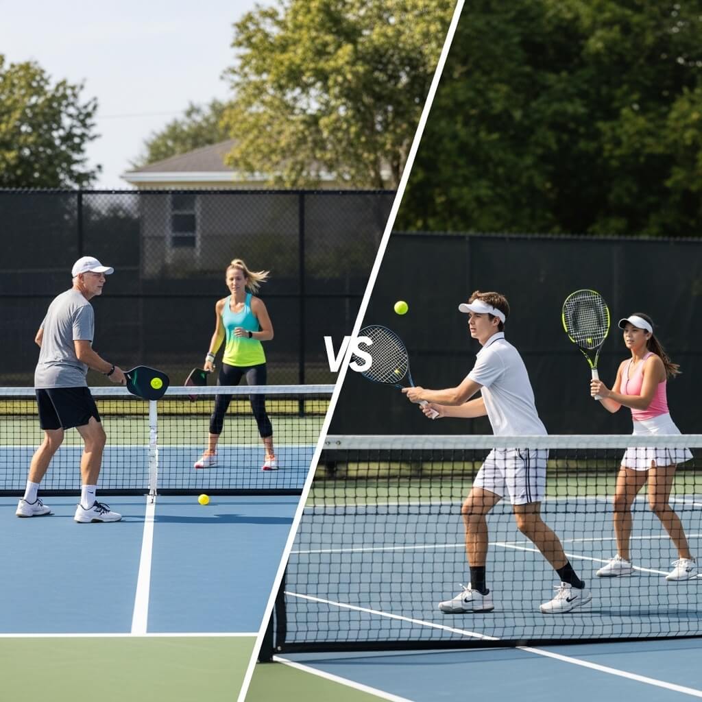 Is Pickleball Easier to Play Than Tennis? A Quick Comparison