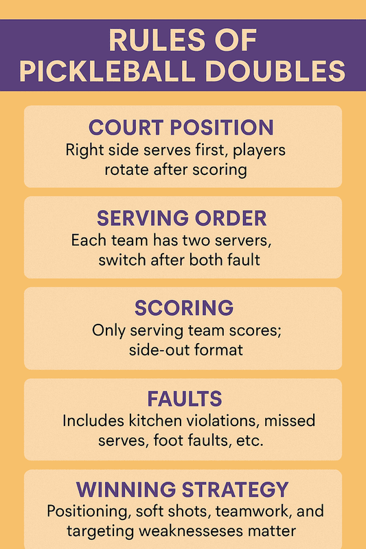 Rules of Pickleball Doubles