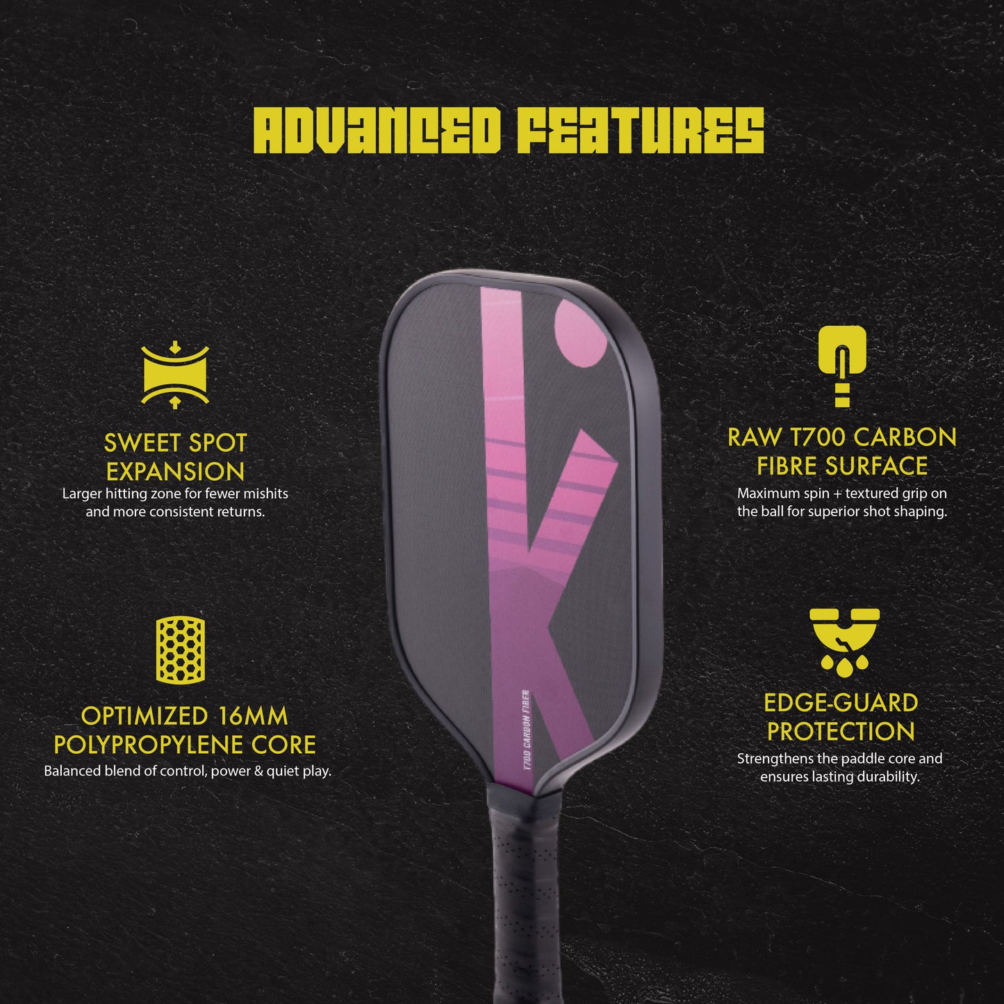 SLICE - T700 Raw Carbon Fibre Paddle