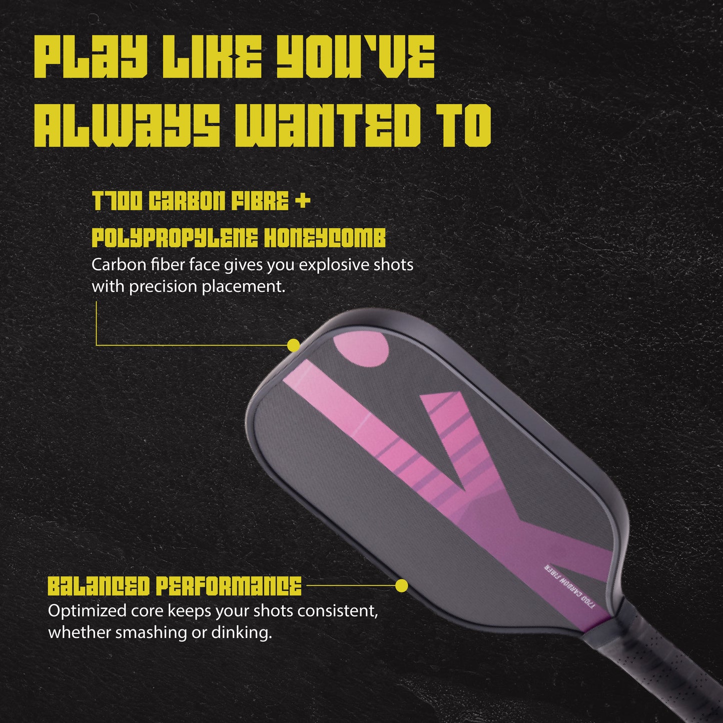 SLICE - T700 Raw Carbon Fibre Paddle