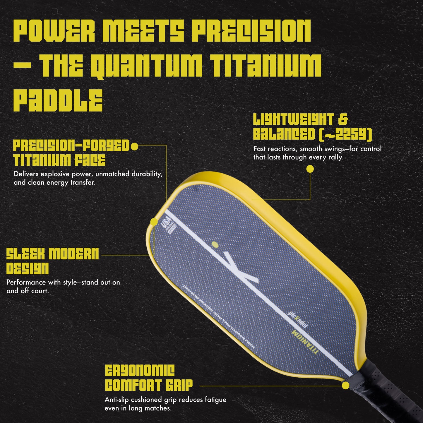 QUANTUM - Titanium Paddle